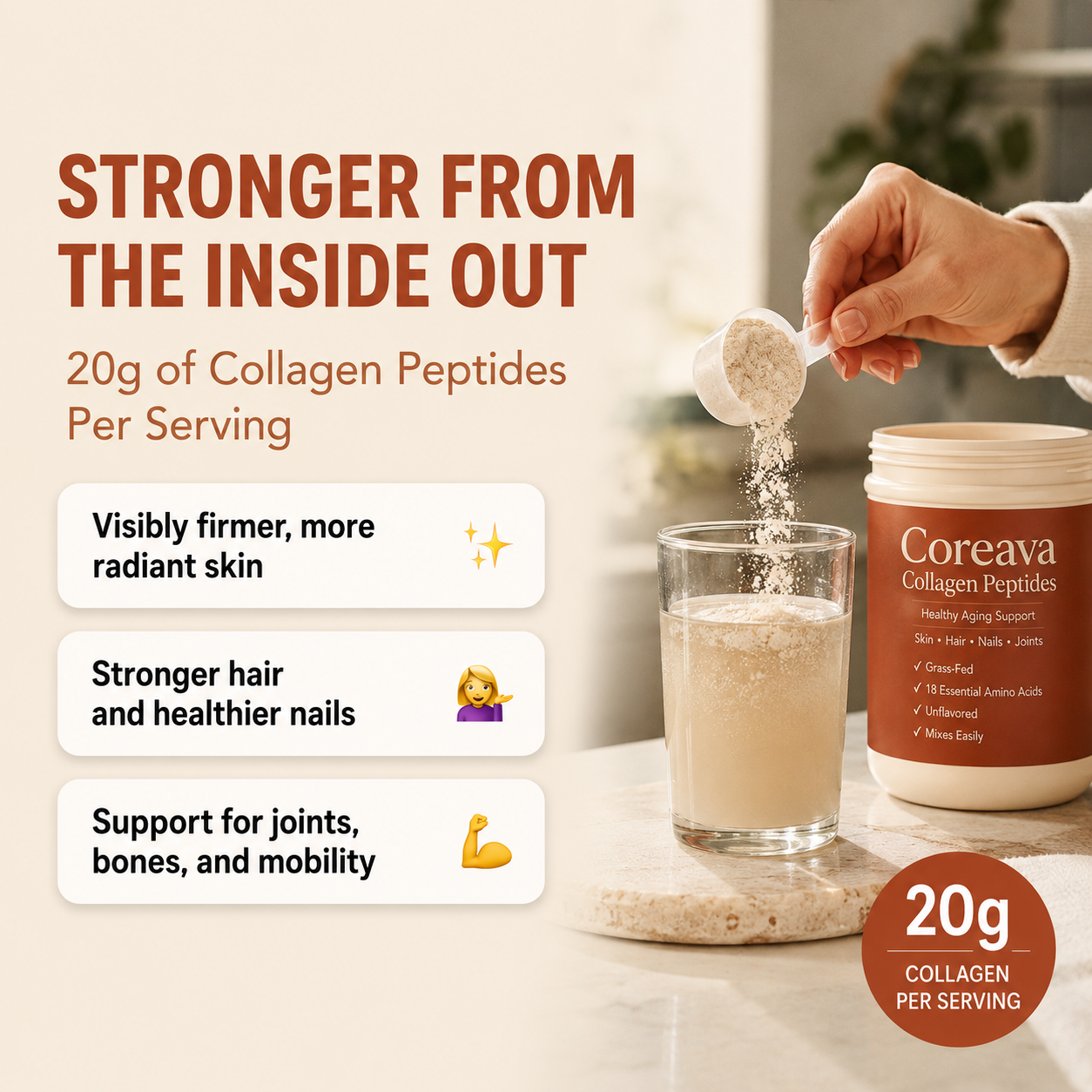 Coreava collagen peptides